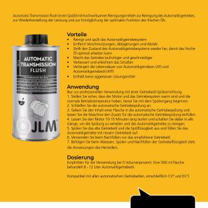 JLM Automatikgetriebe Spülung Reinigung Automatic Transmission Flush